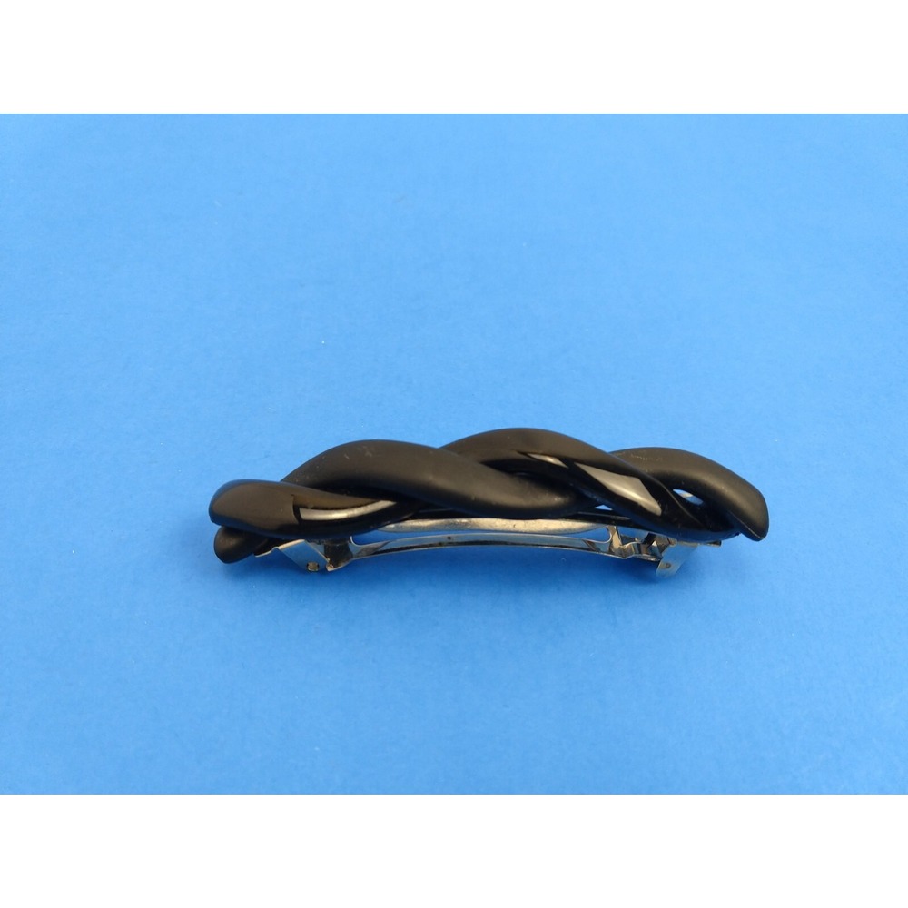 Helfrance Black Twist Barrette 3.75 Inch Hair Clip Accessory